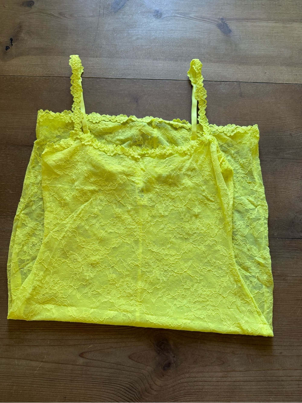 SKIMS Neon Yellow Lace Mini Dress Size L | Worn Once | Bodycon - Picture 3 of 5